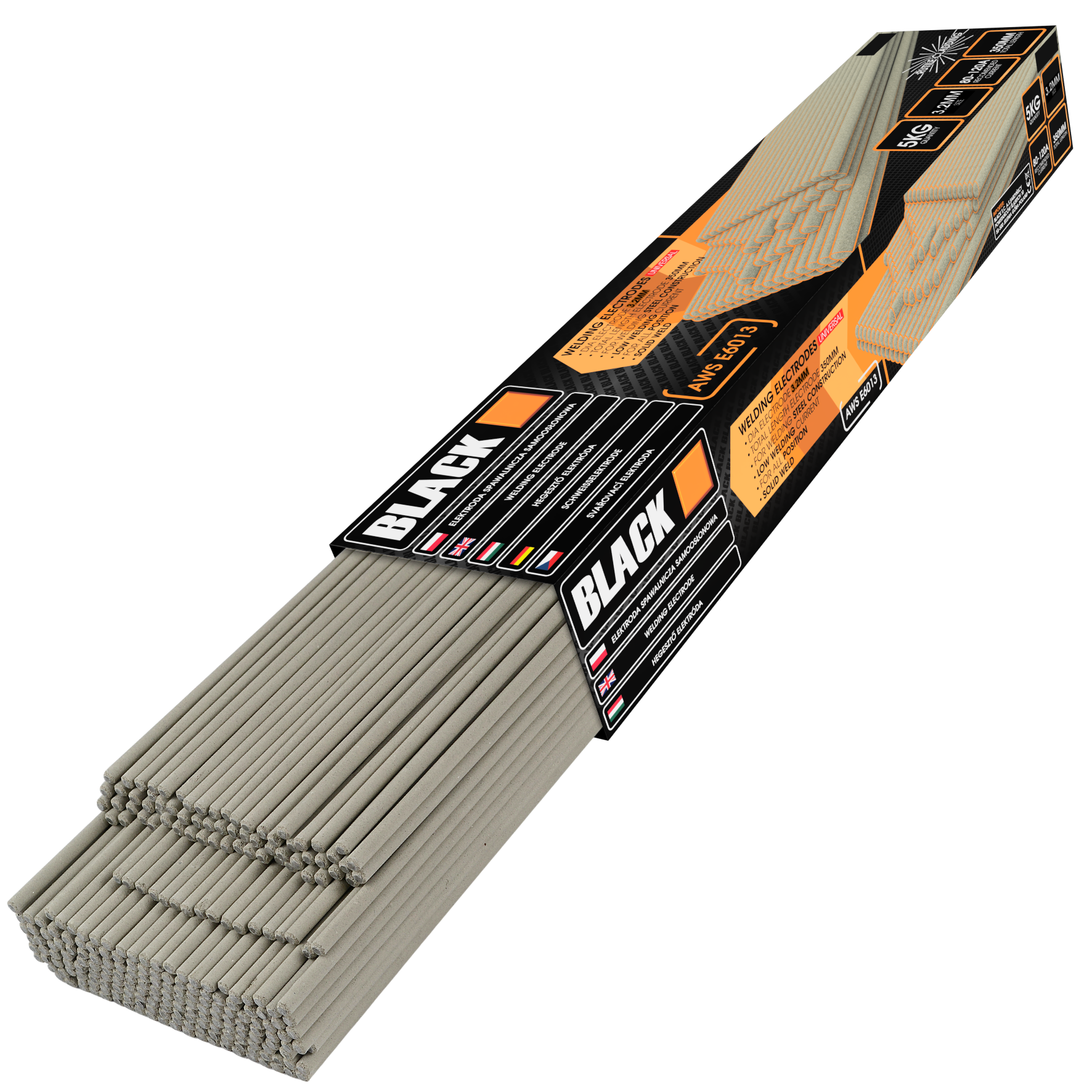 Universaalsed 3.2mm isekaitsvad keevituselektroodid 5kg 350mm