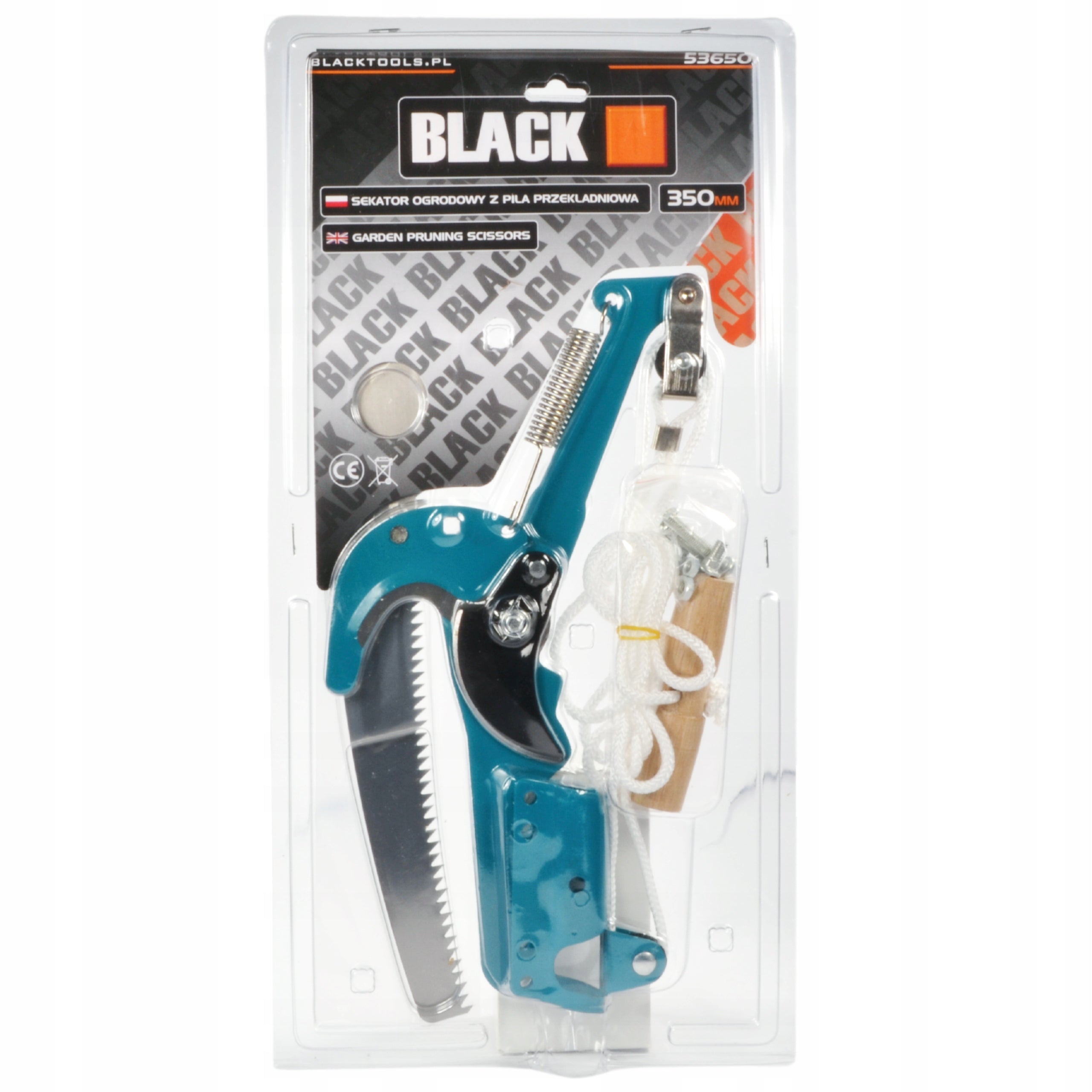 Telescopic Pole Pruner with 35cm Saw and Pole