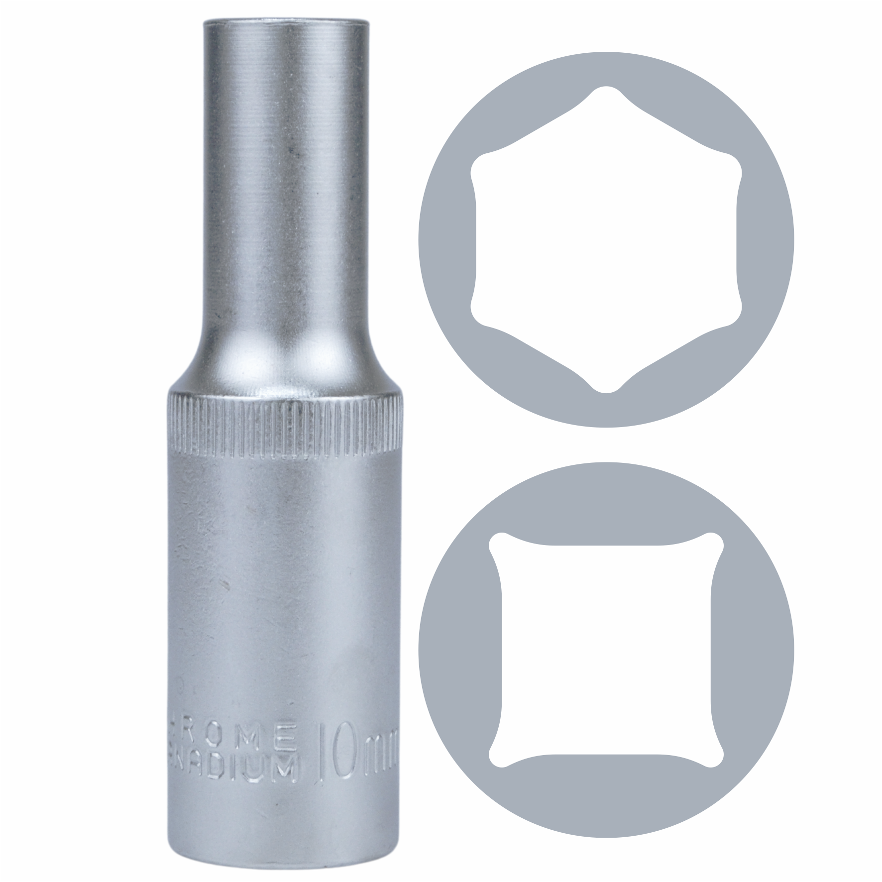 10mm 1/2" pikk padrun