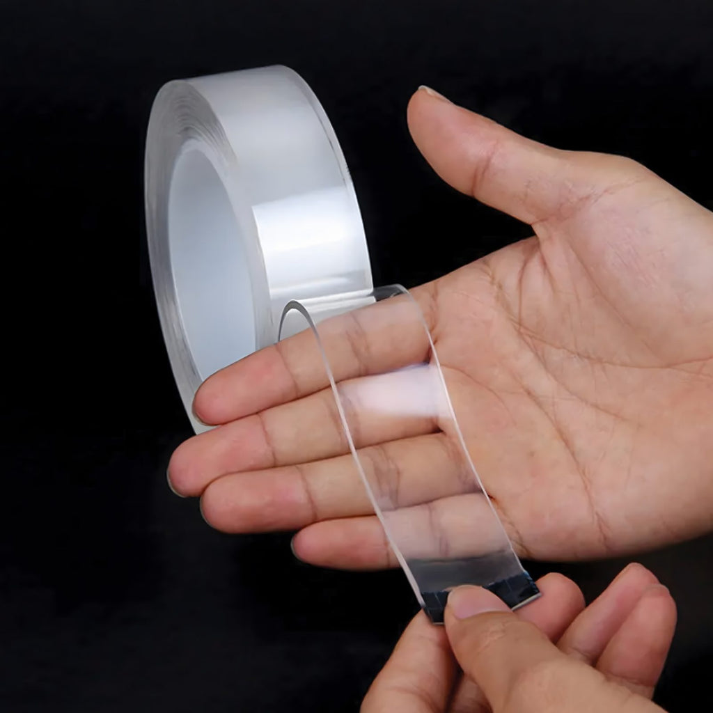 Tugev nano kahepoolselt kleepuv veekindel korduskasutatav teip 5 m x 3 cm