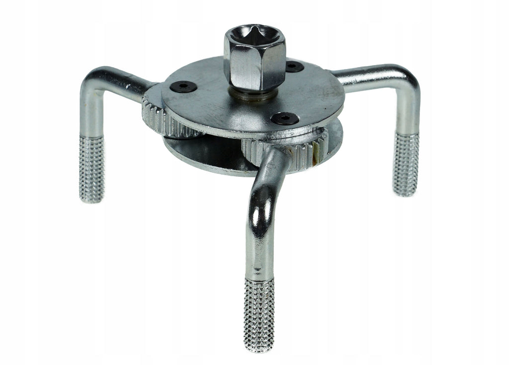 3-Arm Spider Black Oil Filter Wrench