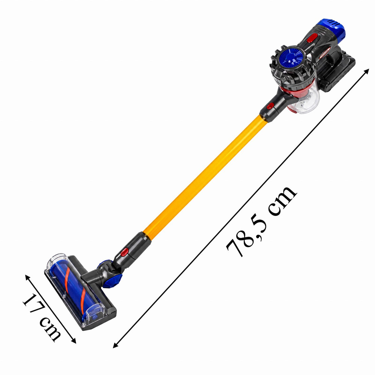 Children's Toy Vacuum Cleaner with Interchangeable Nozzles and Balls