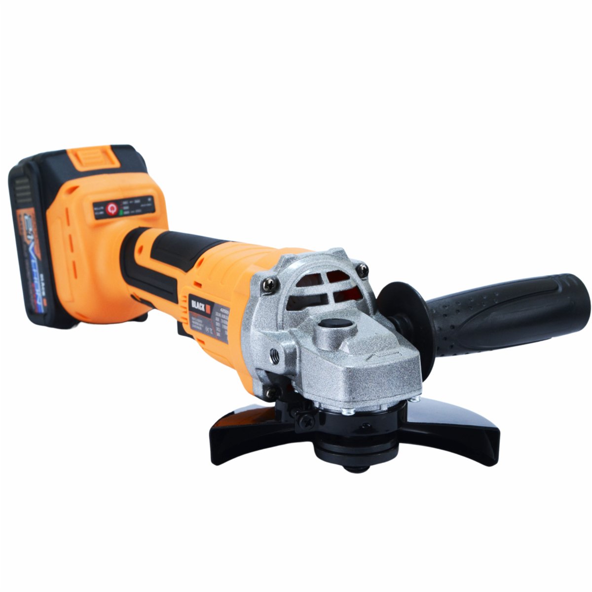 21V juhtmeta nurklihvija 125mm ketta ja 2x4Ah akudega