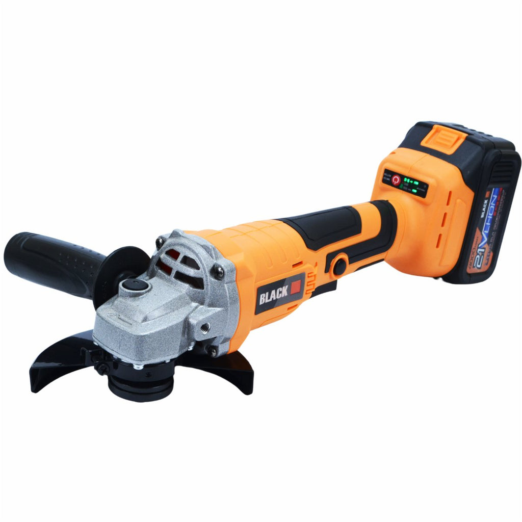 21V juhtmeta nurklihvija 125mm ketta ja 2x4Ah akudega