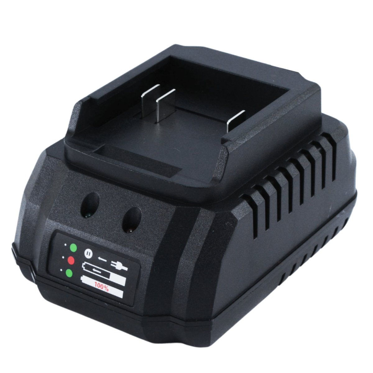 21V juhtmeta nurklihvija 125mm ketta ja 2x4Ah akudega