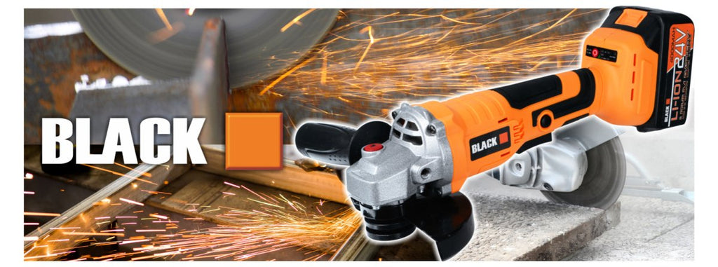 21V juhtmeta nurklihvija 125mm ketta ja 2x4Ah akudega