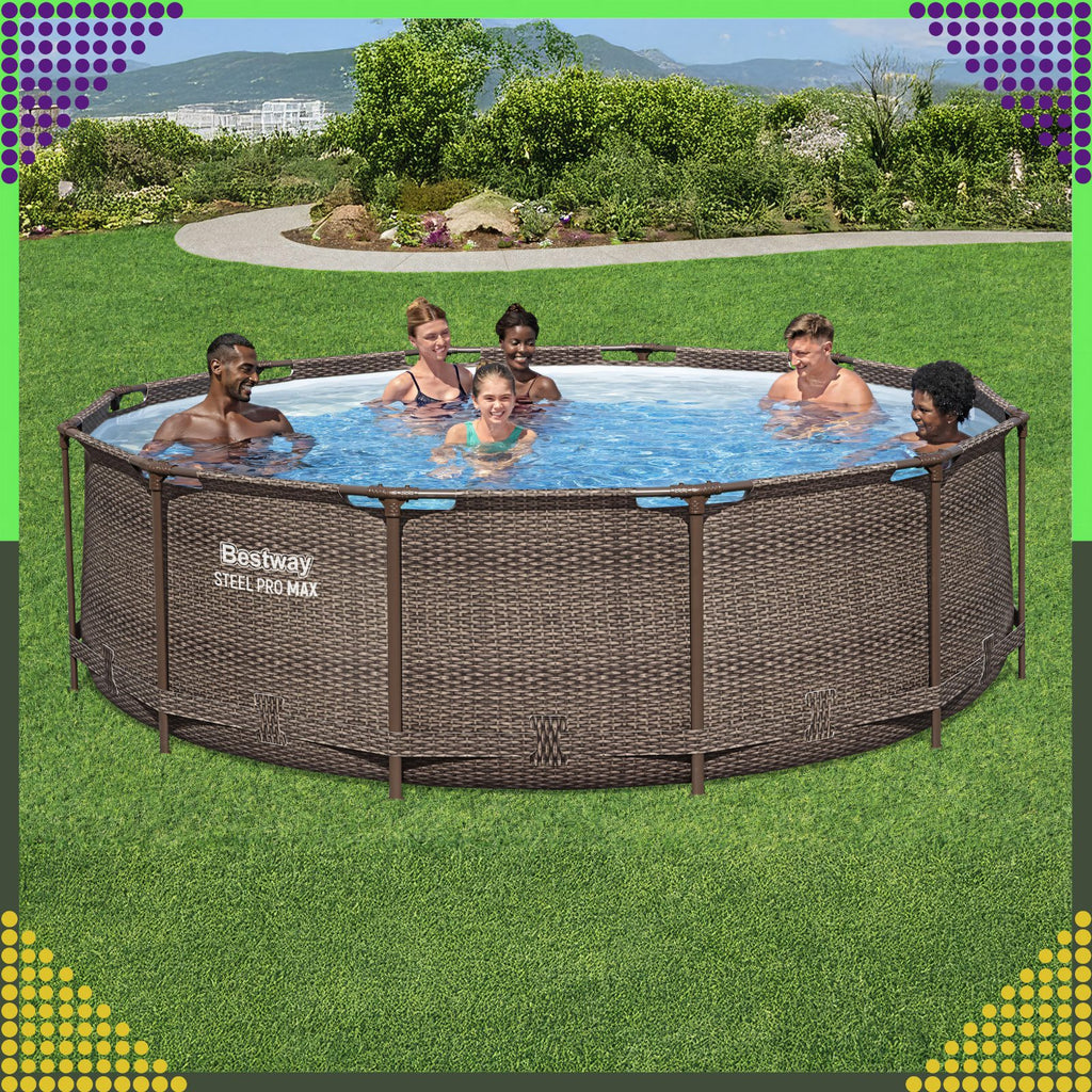 Bestway Steel Pro Max ümmargune karkassbassein 366 × 100 cm 56709