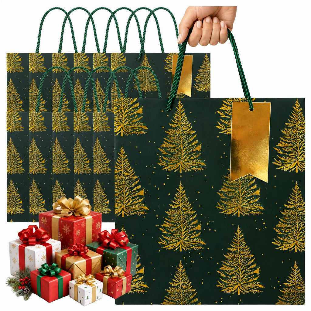 Christmas Gift Bags for Santa Presents under the Tree