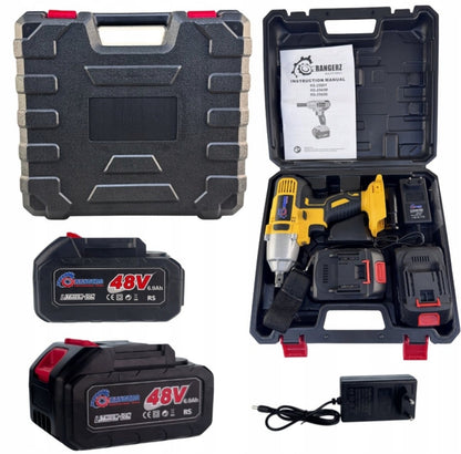 Aku löökmutrikeeraja 1/2", 48V, 380 Nm – komplekt 2 akuga + kohver - Ostuklikk