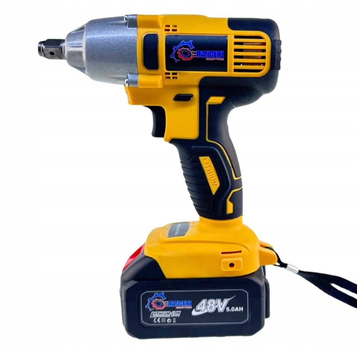 Aku löökmutrikeeraja 1/2", 48V, 380 Nm – komplekt 2 akuga + kohver - Ostuklikk