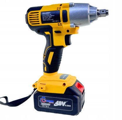 Aku löökmutrikeeraja 1/2", 48V, 380 Nm – komplekt 2 akuga + kohver - Ostuklikk