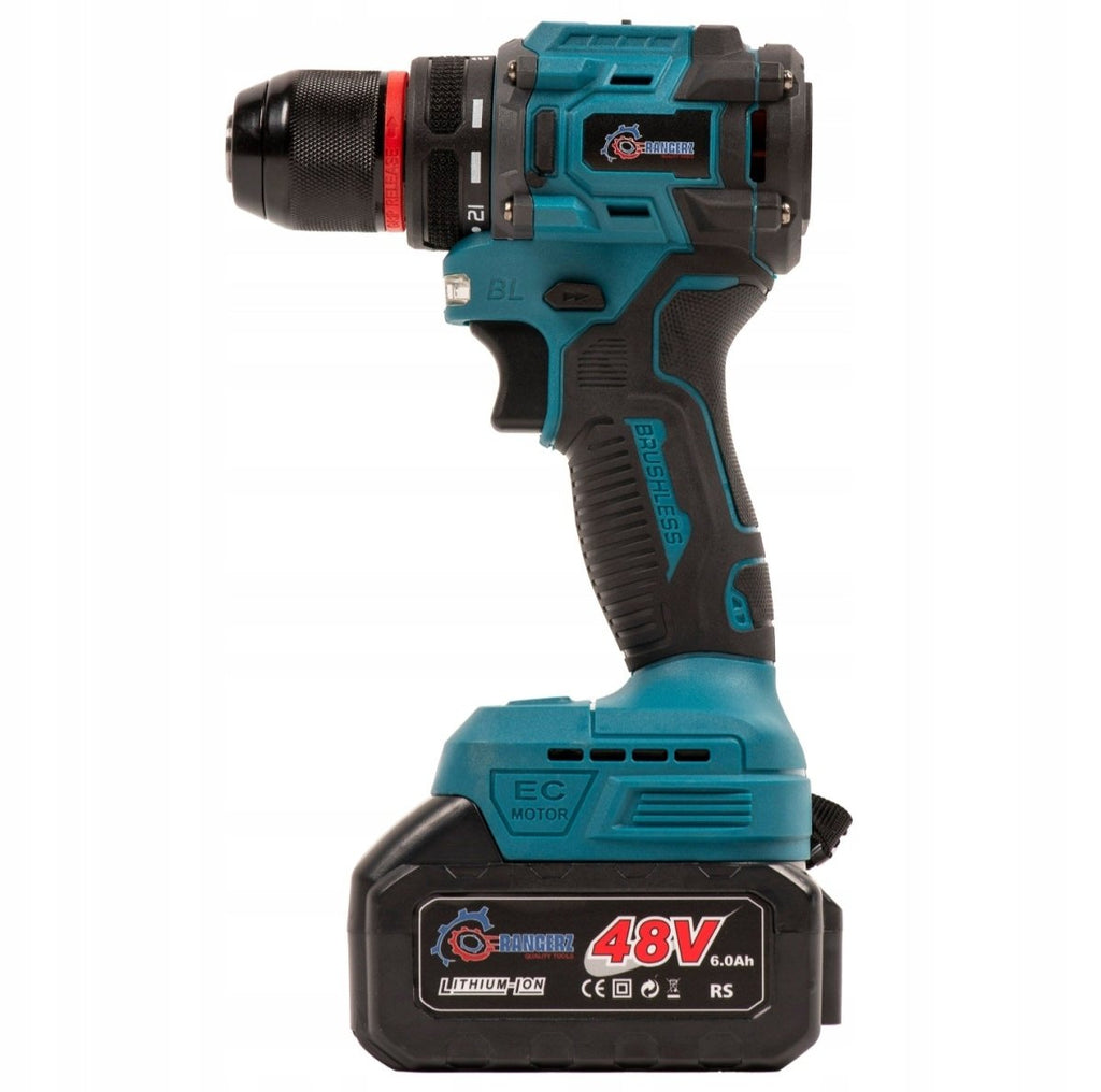 RANGERS RS5015 48V 3-ühes harjadeta juhtmevaba tööriistakomplekt 2×6Ah akuga ja kandekohvriga