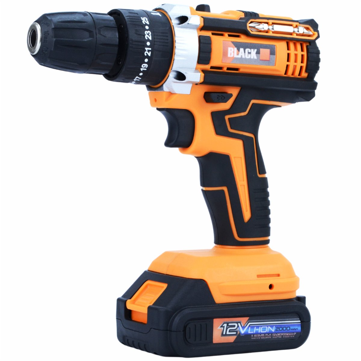 12V juhtmeta lööktrell 2x 2Ah Li-Ion akuga