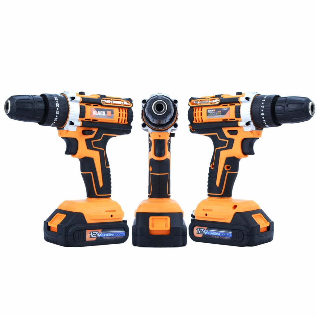 12V juhtmeta lööktrell 2x 2Ah Li-Ion akuga