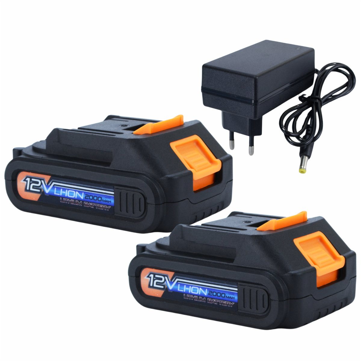 12V juhtmeta lööktrell 2x 2Ah Li-Ion akuga