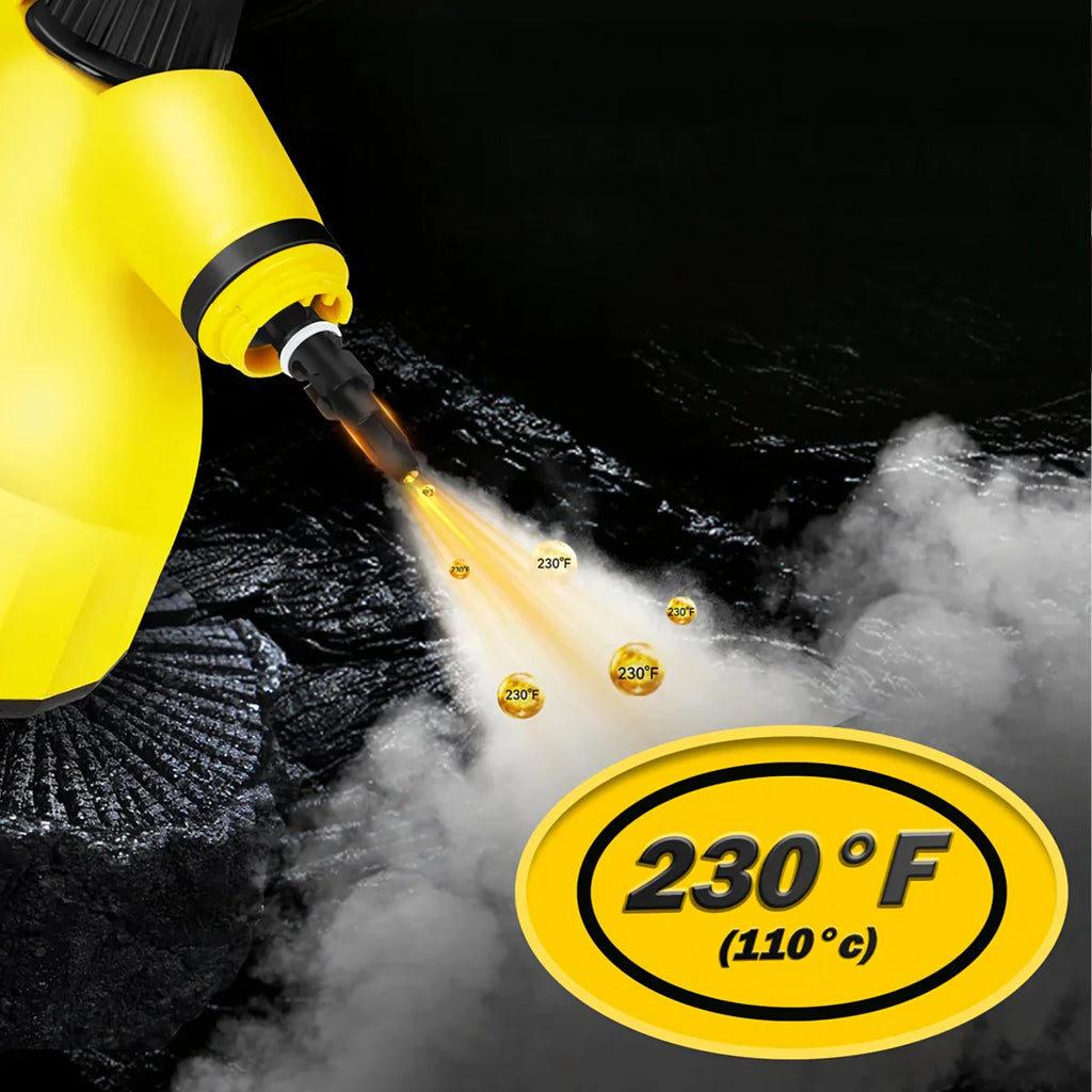1000 W Steam Cleaner with Accessories, Up to 3 Bar Pressure