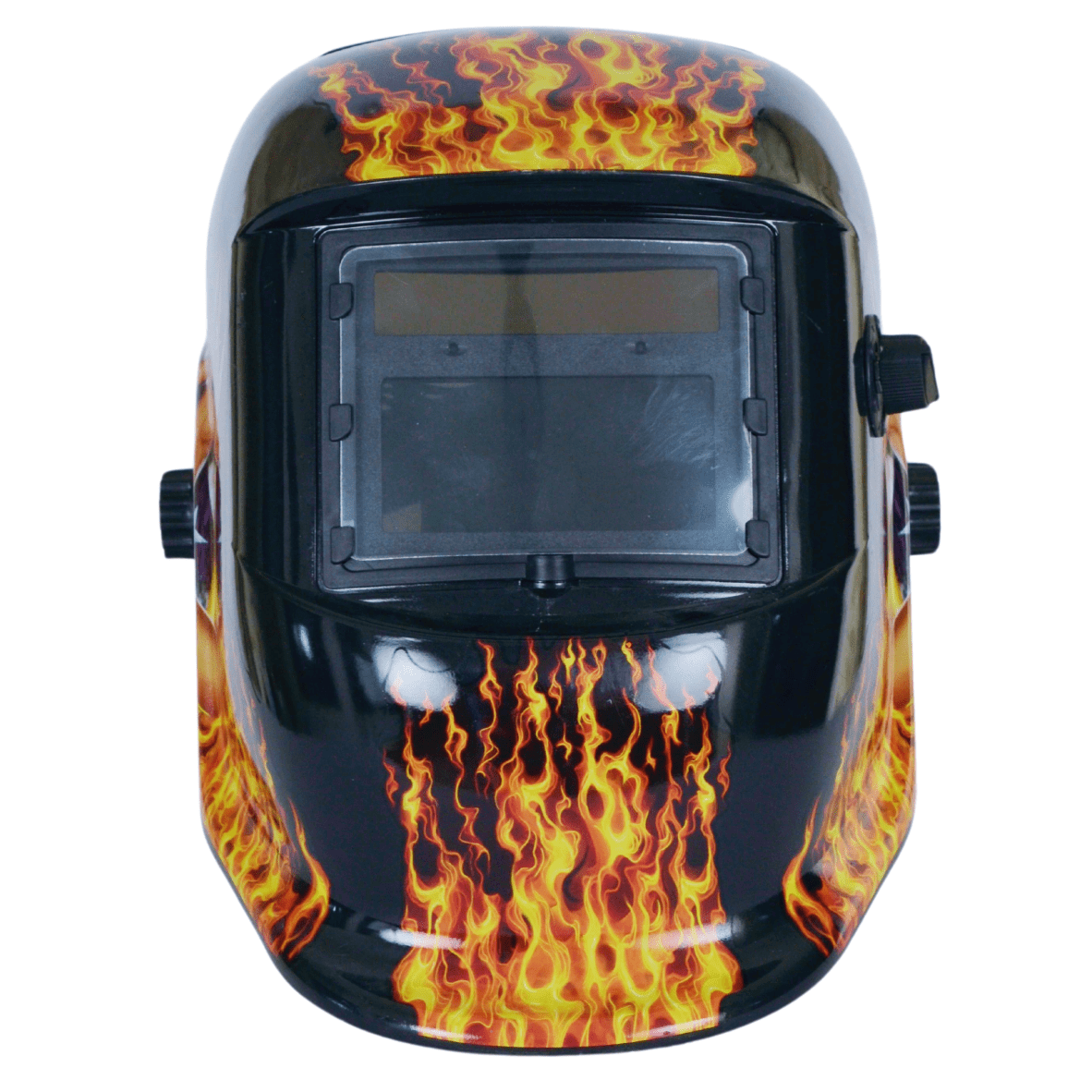 Black automaatselt tumenev keevituskiiver 92.5x42.5 mm vaateaknaga