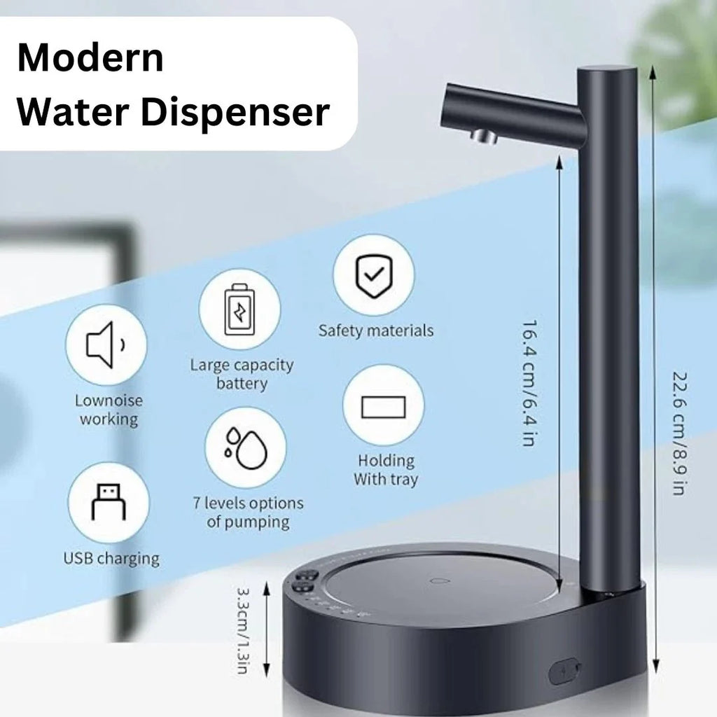 Automaatne veedosaator USB-C laetav 5–20L anumatele (20 l)