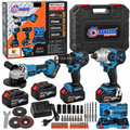 RANGERZ 3-ühes akuga tööriistakomplekt 48 V 5,0 Ah, 2 akuga RS-5017B