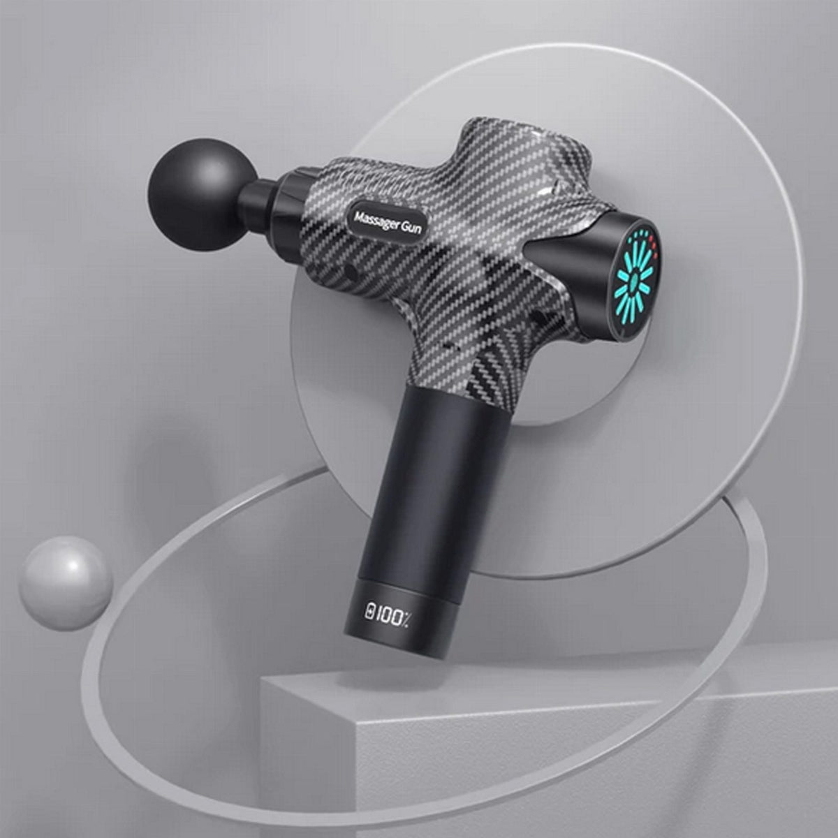 Massage Gun with 12 Interchangeable Heads