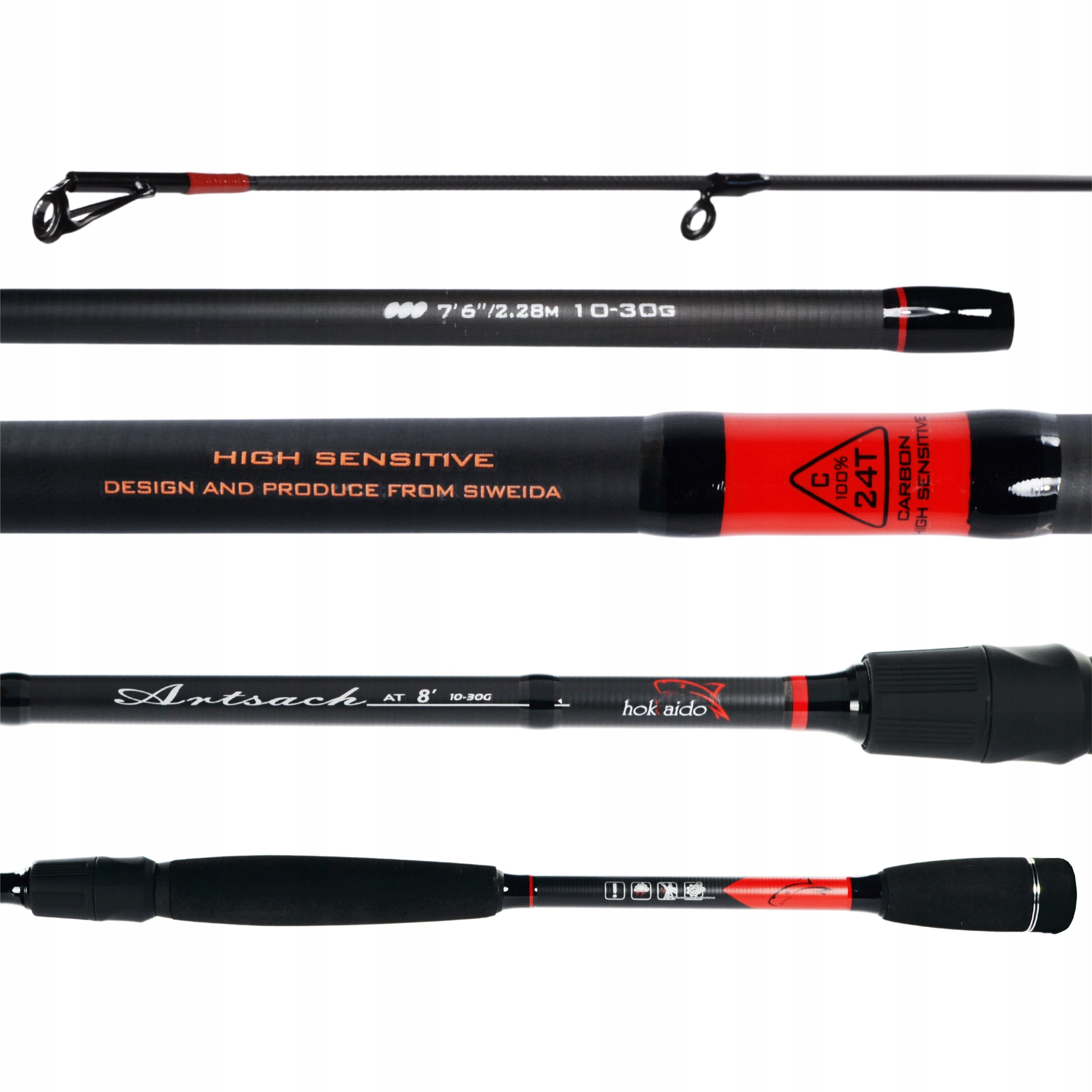 Artsach Spinning Rod AT 10-30g 2.4m