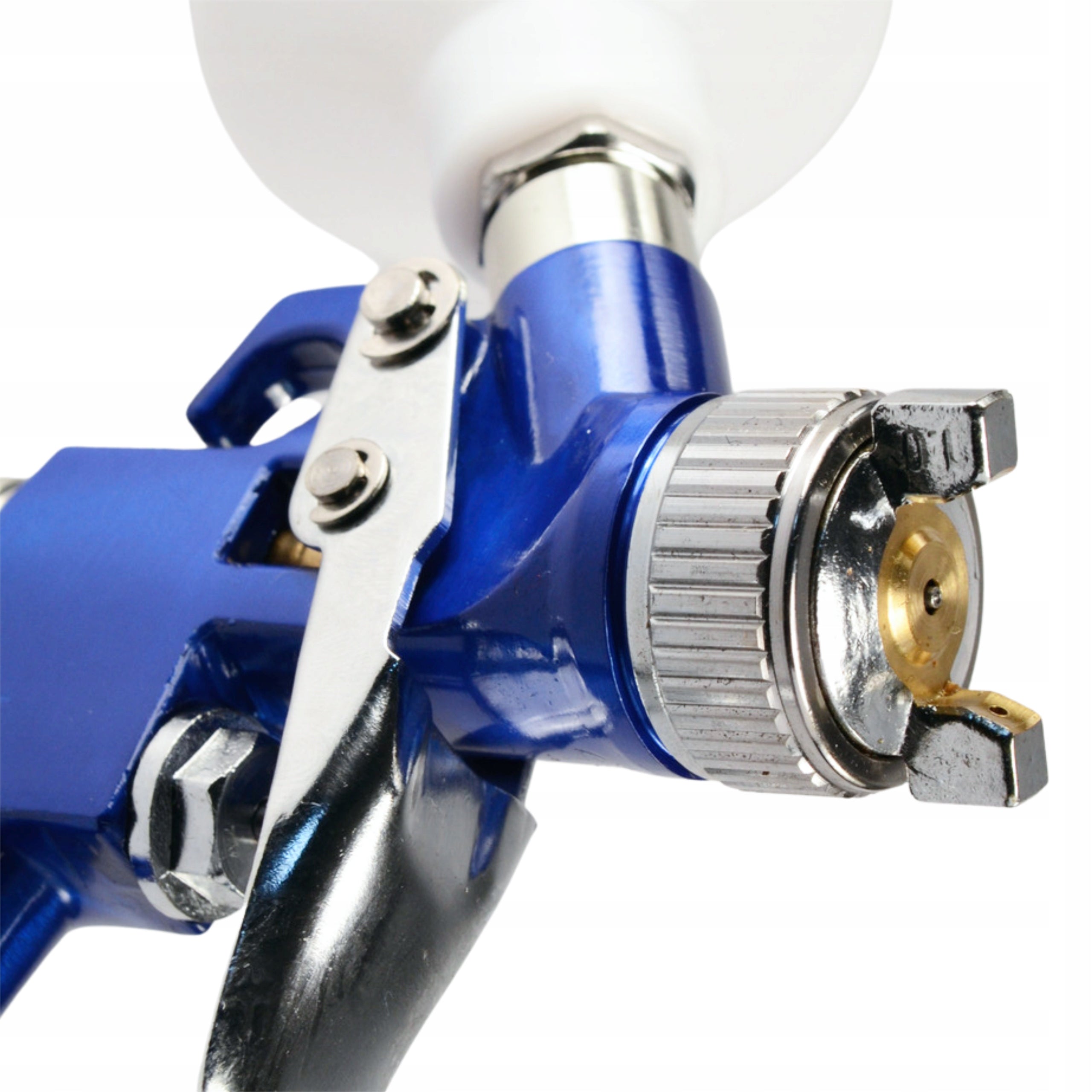 HVLP Paint Spray Gun with 1.0mm Nozzle and 120ml Tank