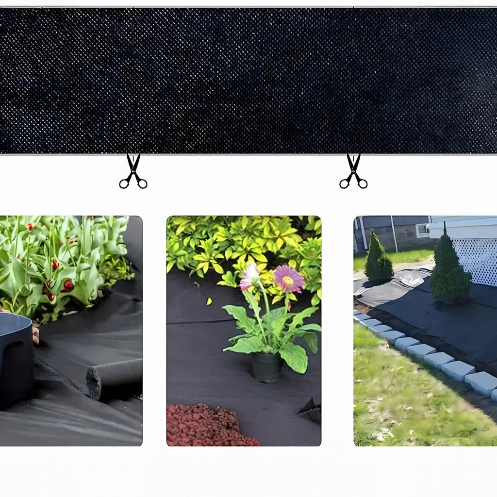 Weed Control Fabric 90g 1.6x50m Black UV