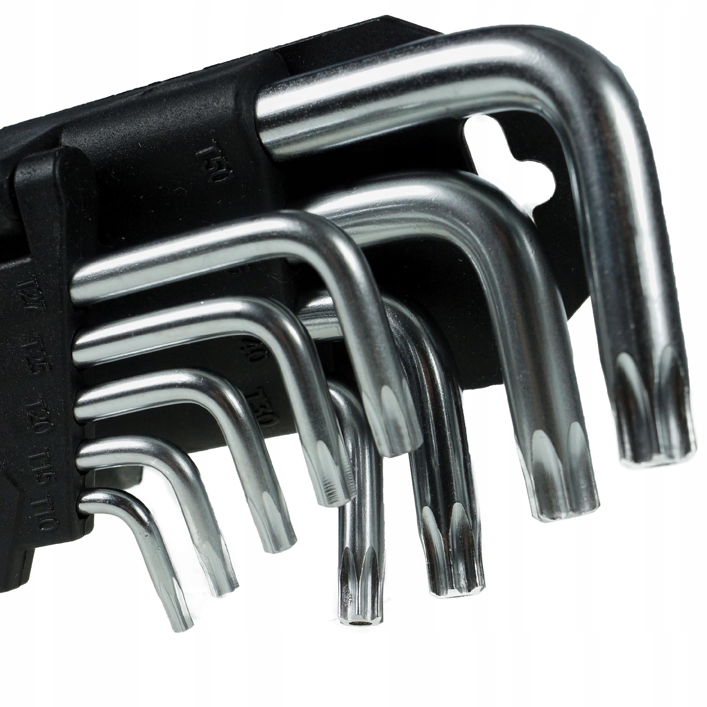 L-Shape Torx Allen Keys with Hole T10-T50, 9 PCS