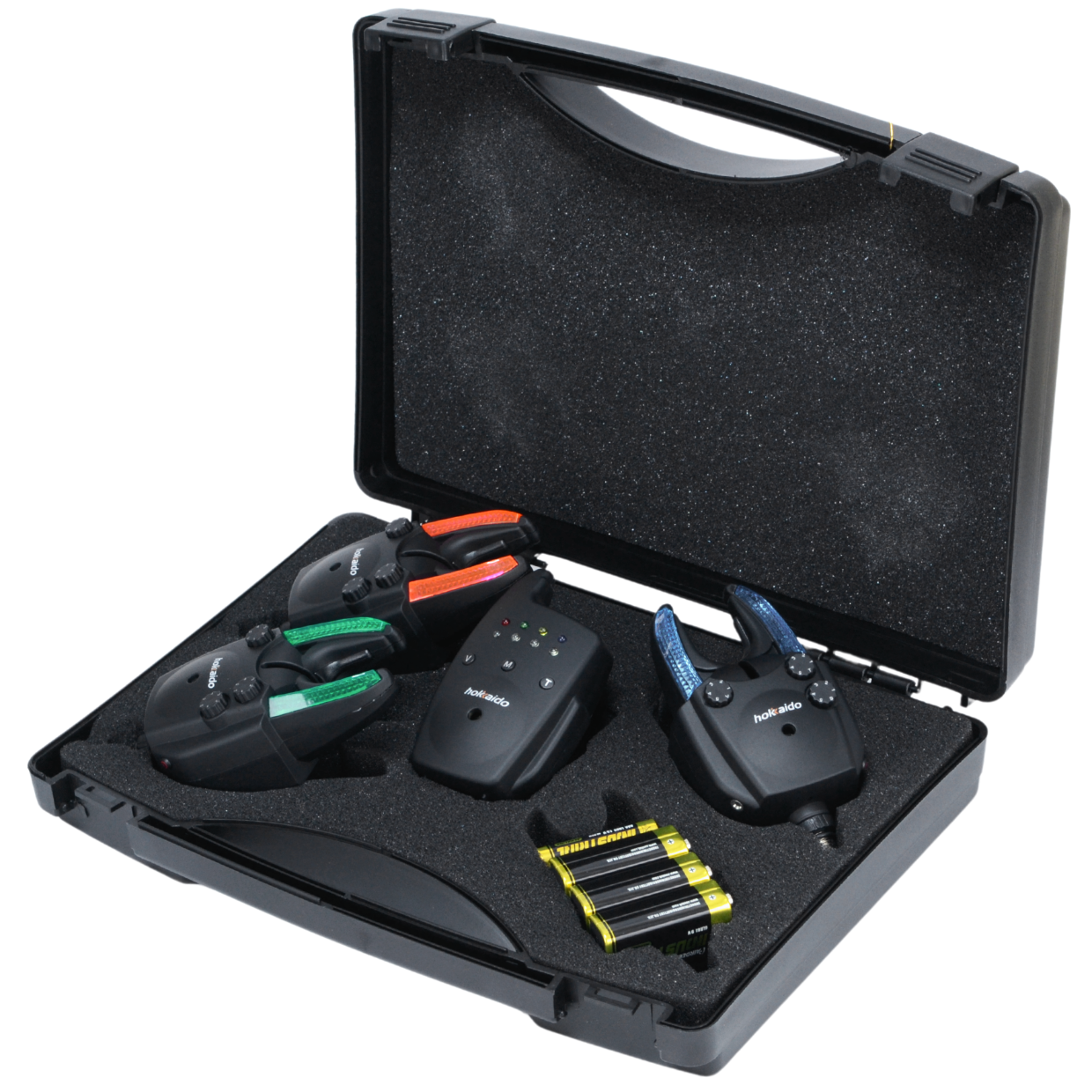 Hokkaido kalastusandurite komplekt 3+1 juhtpuldiga, öörežiimi ja mäluga