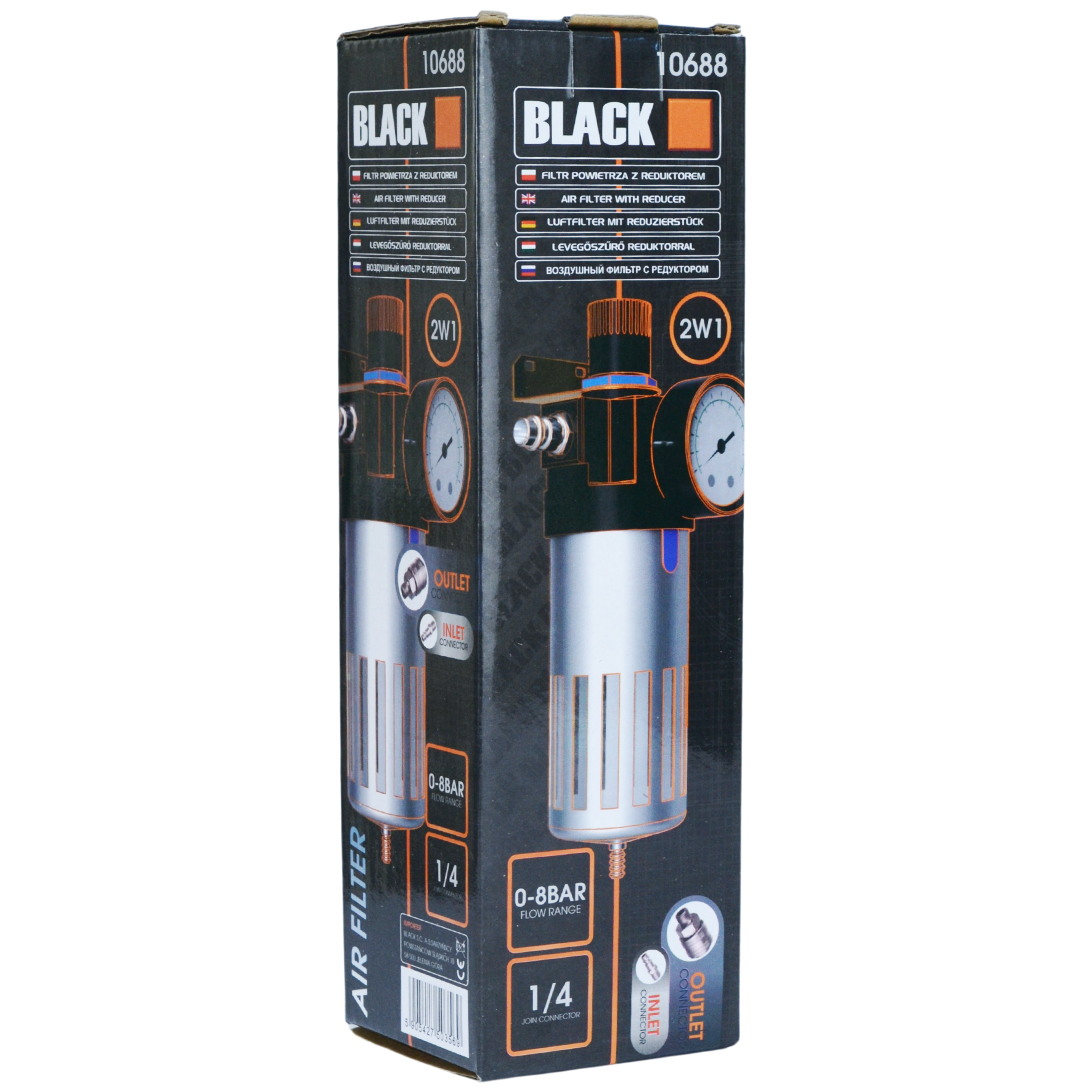 Filtri-kuivati õhureduktor kompressori kuivati ühendus 1/4 eraldaja