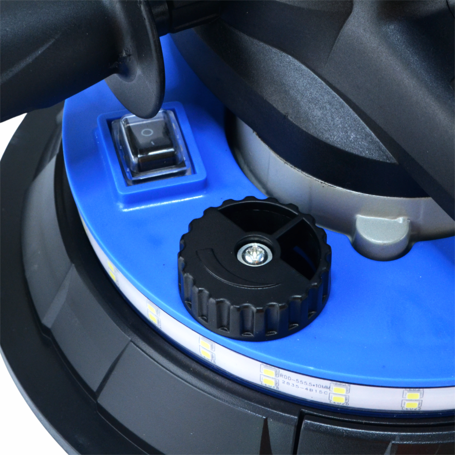 Krohvi siluv lihvmasin LED Black