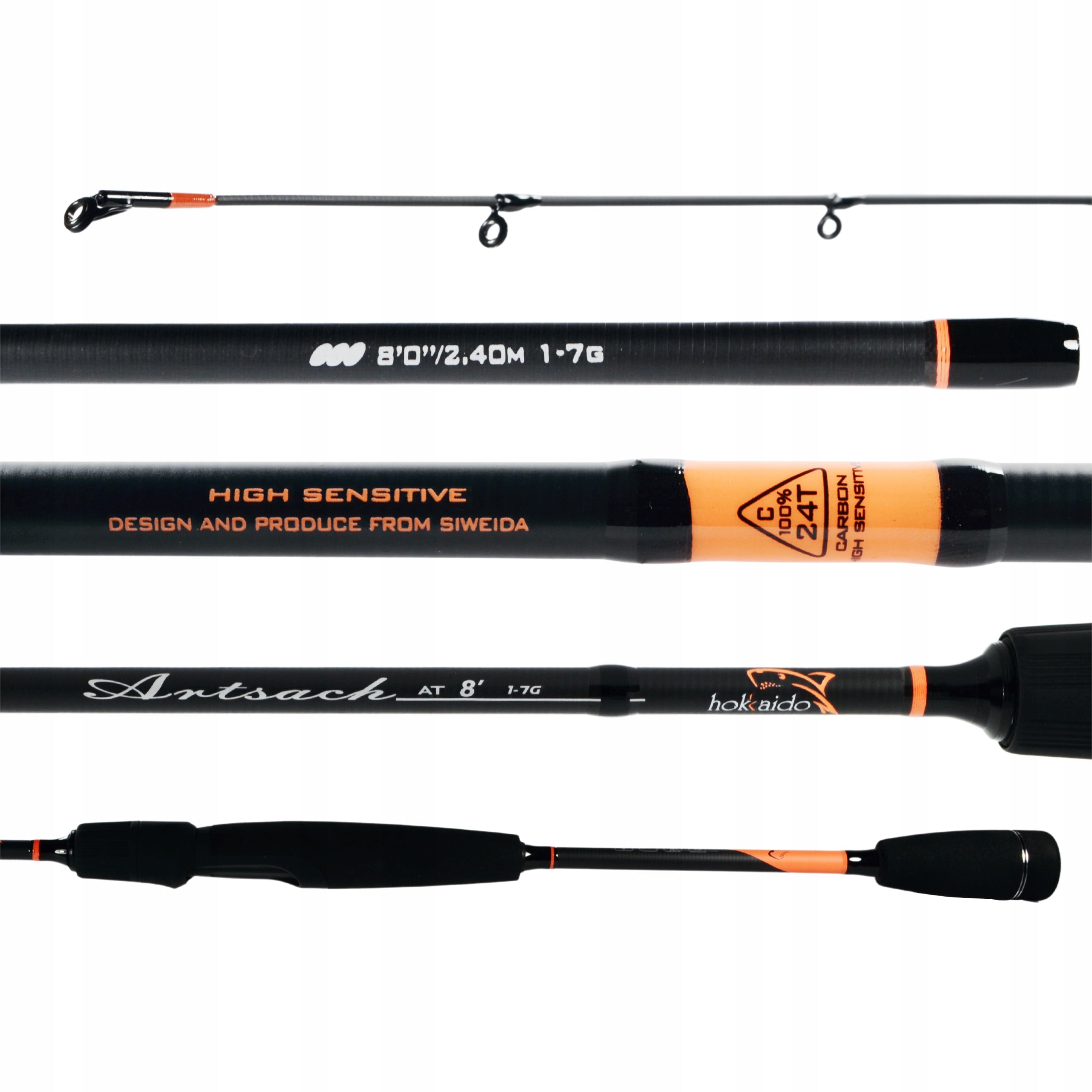 Artsach Spinning Rod AT 1-7g 2.4m