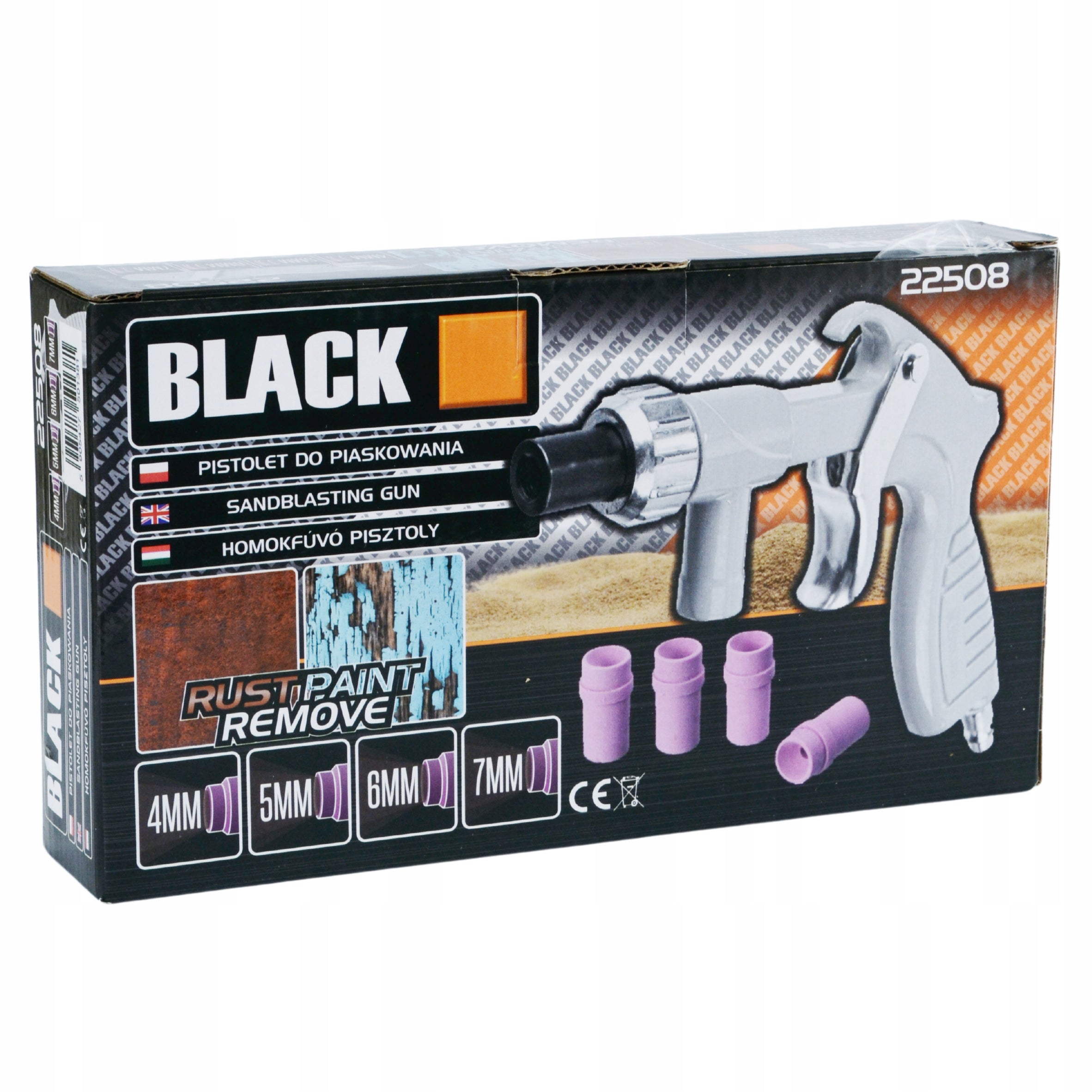 Liivapritsipüstol liivaprits 5 düüsiga 4-7mm