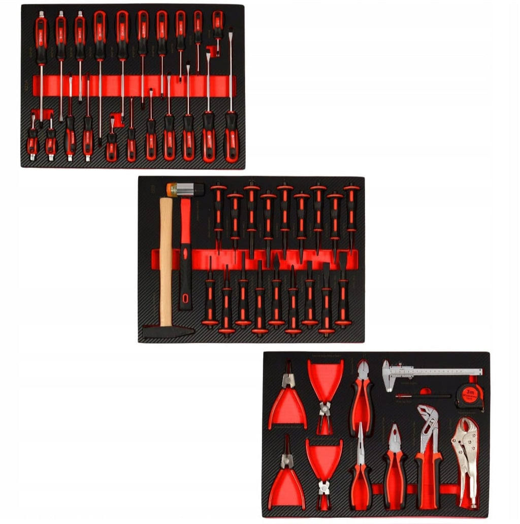 BLACK 542-osaline professionaalne tööriistakäru 10504