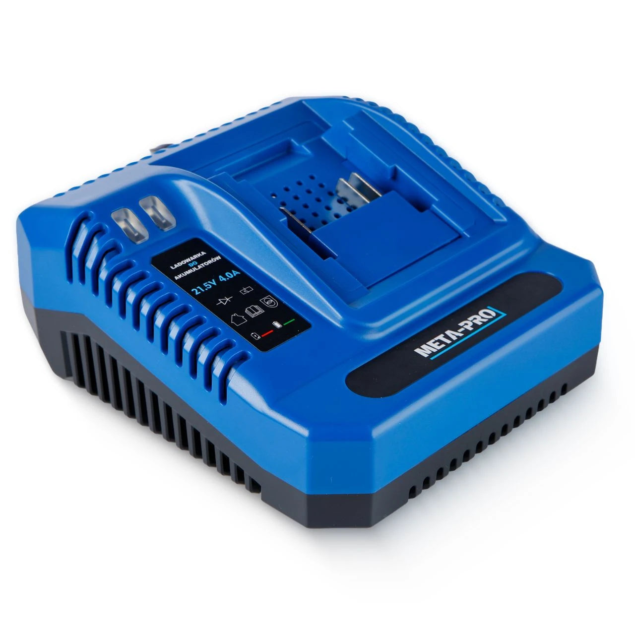 META-PRO Kiire akulaadija 21.5V 4A – Li-Ion elektritööriista laadija