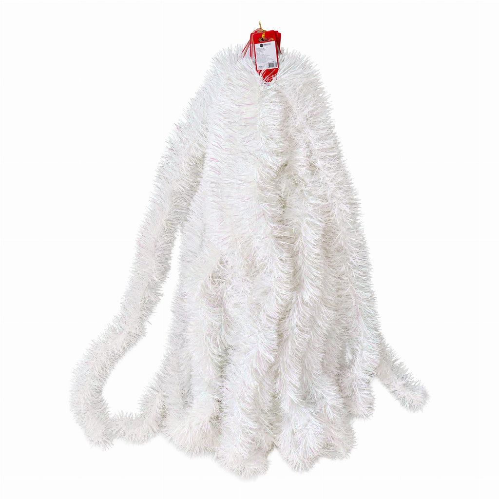 Valge läikiv jõulugirlandikett 2 m × 9 cm 1 tk RC-K-2666