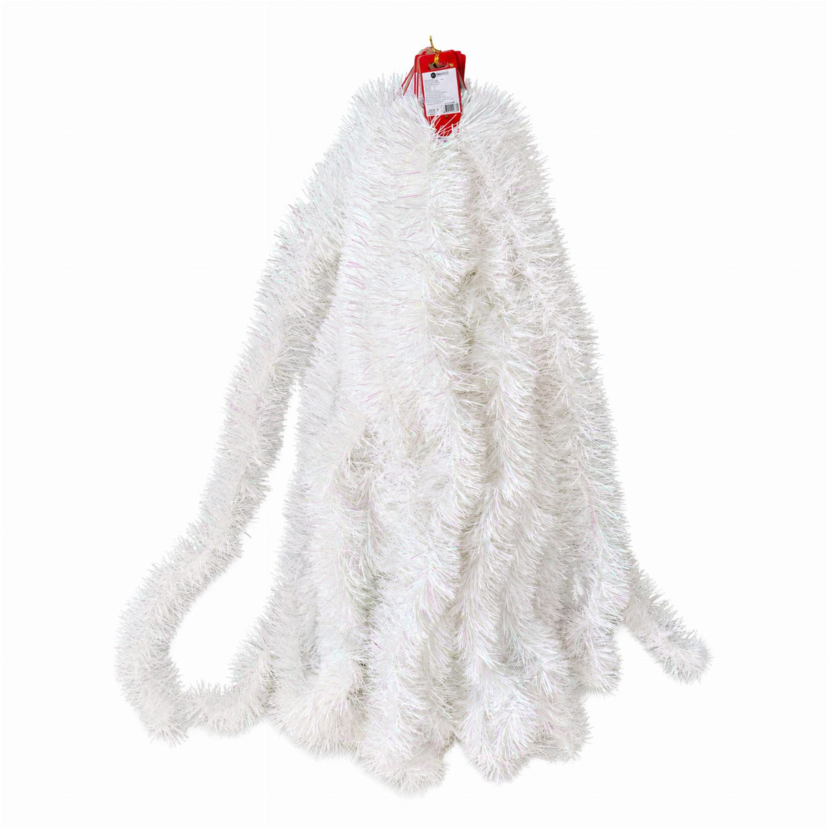 Valge läikiv jõulugirlandikett 2 m × 9 cm 1 tk RC-K-2666