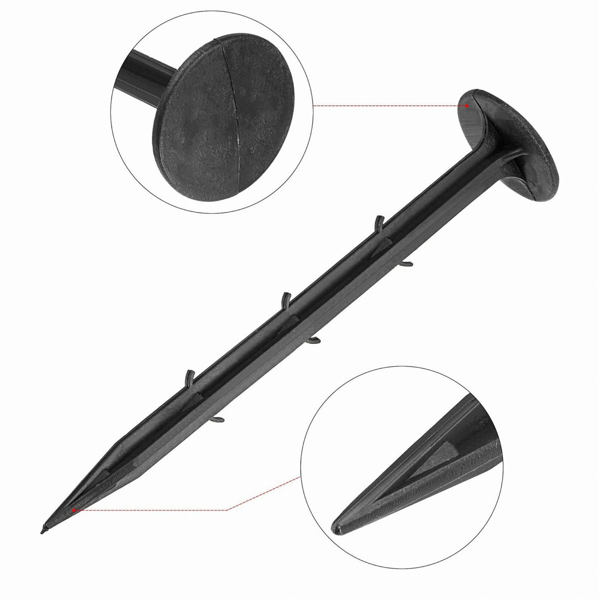 Strong Anchors Pins for Weed Control Fabric 15 cm 50 pcs