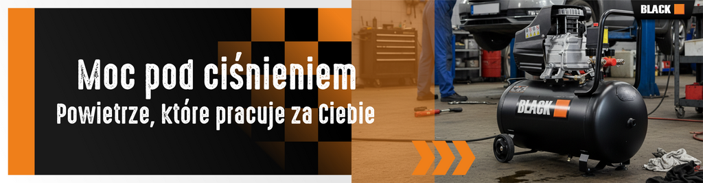 Professionaalne 50L Black õhukompressor 2.8KW tõhus