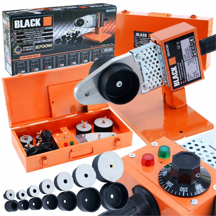 Strong Pipe Welder PP PVC 7 Dies 16-63 BL