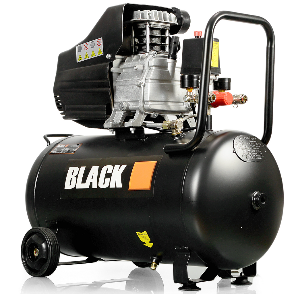 Professionaalne 50L Black õhukompressor 2.8KW tõhus