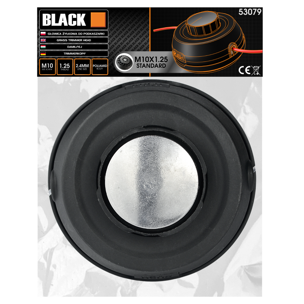 Lihtsasti laetav trimmeripea Black bensiintrimmerile
