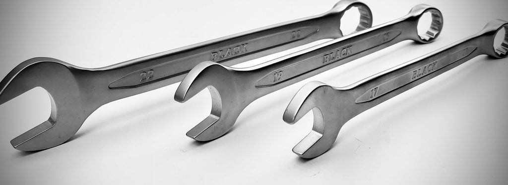 13 mm Black CRV Flat-Ring Wrench