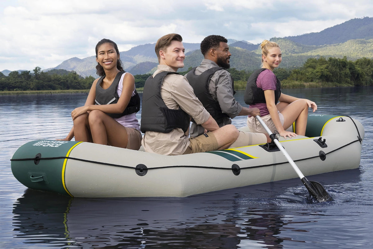 Bestway Ranger Elite X4 pontoon 3,20 x 1,48 m + aerud, pump - Ostuklikk