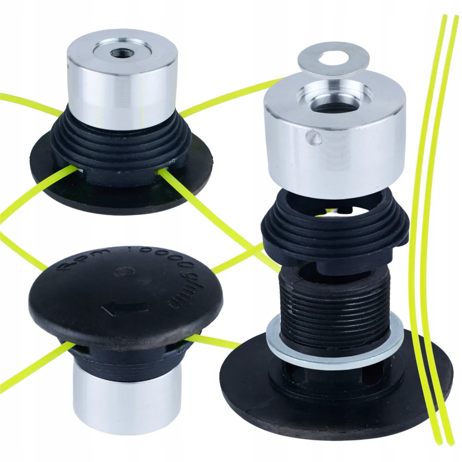 Alumiiniumist niiduki pea vikatniidukile, tamiil 1.5-3mm, M10 (53068)