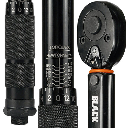 Black 1/2" momentvõti 28–210 Nm, 460 mm, CrMo/CrV - Ostuklikk