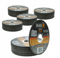 Black 42503 Thin Metal Cutting Discs 125×1×22.2 mm, Pack of 25 (25 tk) (VC9)
