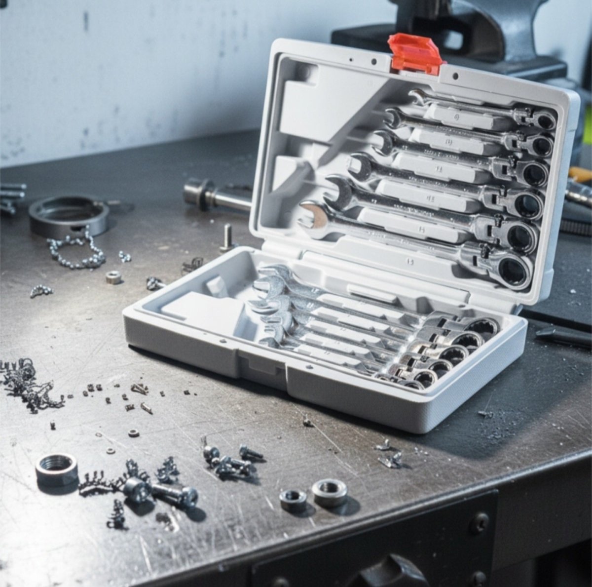 BLACK lehtnarrevõtmete komplekt 8–19 mm, 12 osa kohvris - Ostuklikk