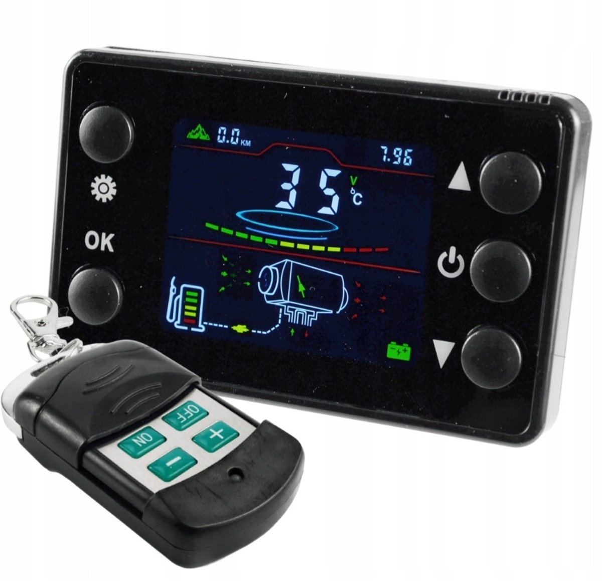 BLACK õhkseisusoojendi 8 kW “Webasto - tüüpi” 12/24/230 V - Ostuklikk