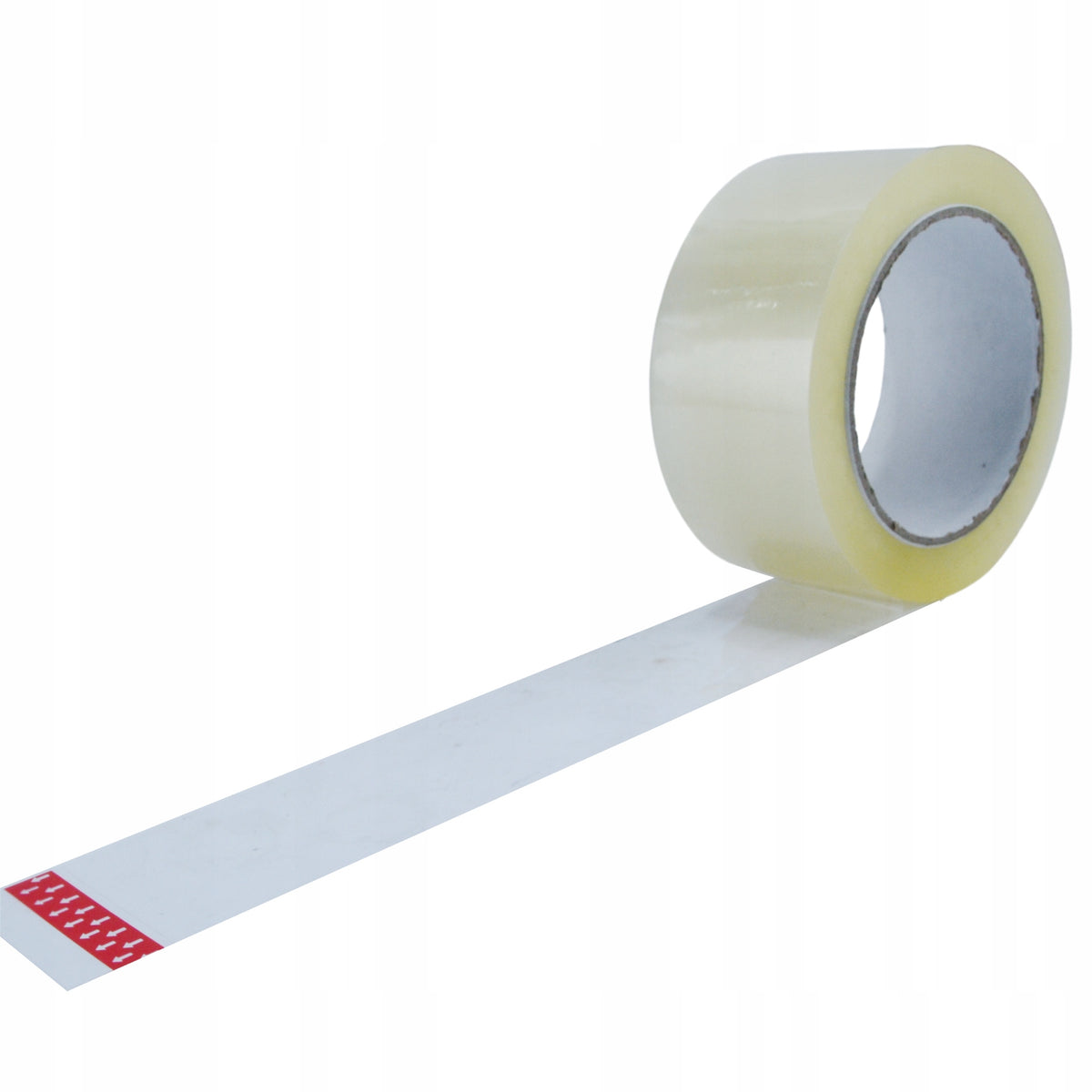BLACK packing tape roll side view